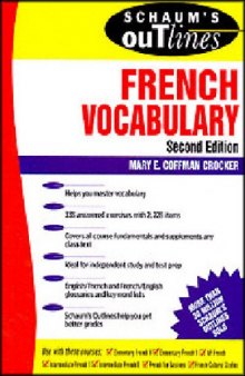 Schaum's outline of French vocabulary