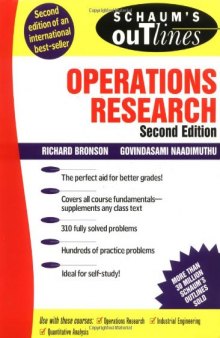 Schaum's Outline of Operations Research