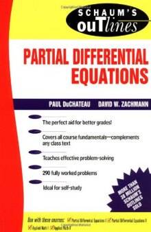 Schaum's outline of theory and problems of partial differential equations