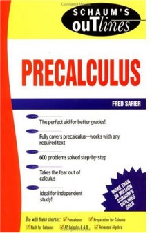 Schaum's outline of theory and problems of precalculus