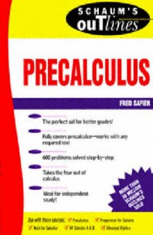 Schaum's outline of theory and problems of precalculus