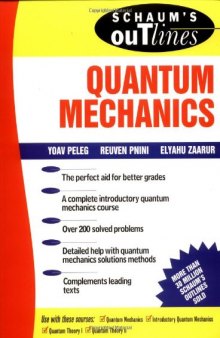 Schaum's Outline of Theory and Problems of Quantum Mechanics