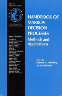 Handbook of Markov Decision Processes-Methods and Applications [First pages of each chapter]