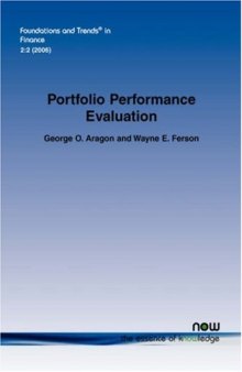 Portfolio Performance Evaluation (Foundations and Trends in Finance)