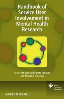 Handbook of Service User Involvement in Mental Health Research (Evidence and Experience in Psychiatry Series)