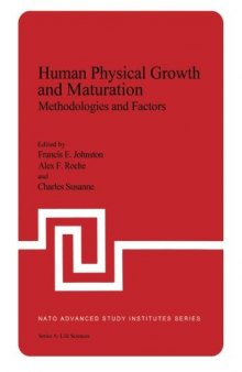 Human Physical Growth and Maturation: Methodologies and Factors