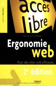 Ergonomie Web : Pour des sites web efficaces - 2e edition