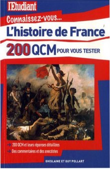 L'histoire de France en 200 QCM pour vous tester