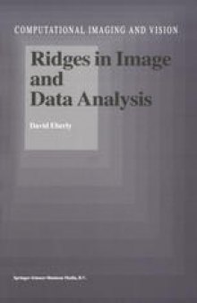 Ridges in Image and Data Analysis