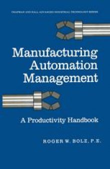 Manufacturing Automation Management: A Productivity Handbook