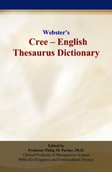 Websters Cree - English Thesaurus Dictionary