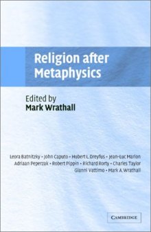 Religion after Metaphysics