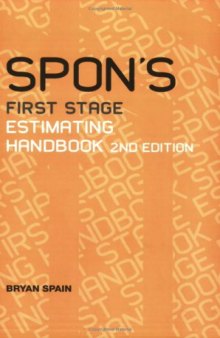 Spon's First Stage Estimating Handbook, 2nd Edition