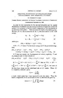 Spectral Intensities of Radiation from Non-Harmonic and Aperiodic Systems