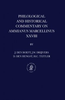 Philological and Historical Commentary on Ammianus Marcellinus XXVIII