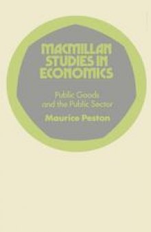 Public Goods and the Public Sector