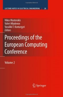 Proceedings of the European Computing Conference 2 