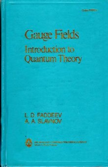 Gauge fields: Introduction to quantum theory