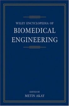 Wiley Encyclopedia of Biomedical Engineering, 6-Volume Set