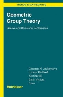 Geometric group theory. Geneva and Barcelona conferences