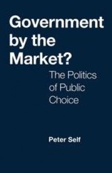 Government by the Market?: The Politics of Public Choice