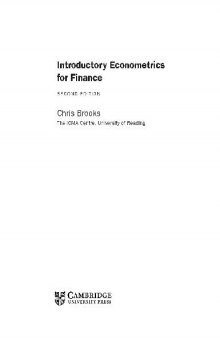 Introductory Econometrics for Finance chris brooks