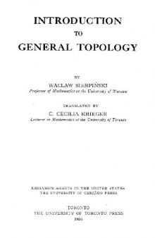 Introduction to General Topology
