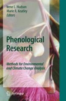 Phenological Research: Methods for Environmental and Climate Change Analysis