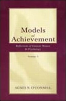 Models of Achievement: Reflections of Eminent Women in Psychology, Volume 3 (Models of Achievement)