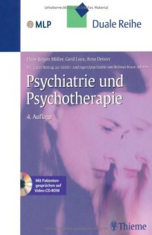 Psychiatrie und Psychotherapie 4. Auflage Duale Reihe