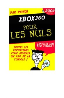 La Xbox 360 Pour Les Nuls