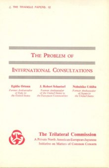 The Problem of International Consultations