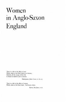 Women in Anglo-Saxon England  