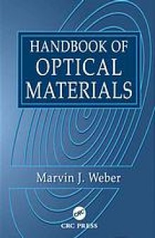 Handbook of optical materials