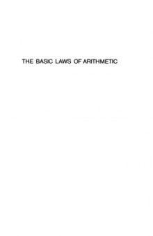 The Basic Laws of Arithmetic: Exposition of the System (California Library Reprint Series)