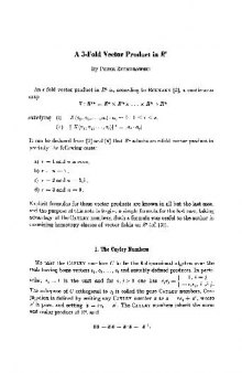 A 3-Fold Vector Product in R ^8