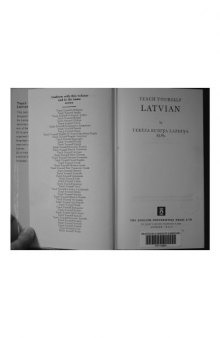 Teach yourself Latvian