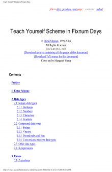 Teach Yourself Scheme in Fixnum Days