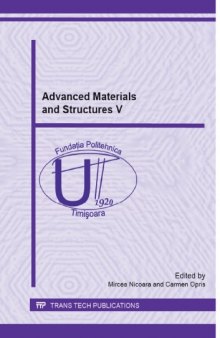 Solid State Phenomena, Volume 216  Advanced Materials and Structures