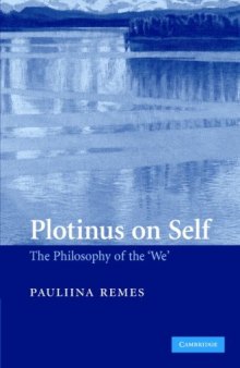 Plotinus on Self: The Philosophy of the 'We'