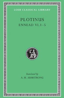 Plotinus: Volume VI, Ennead  VI.1-5