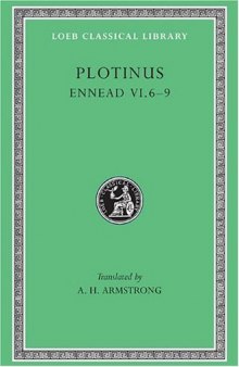 Plotinus: Volume VII, Ennead VI.6-9