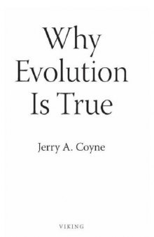 Why Evolution Is True   