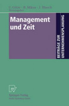 Management und Zeit
