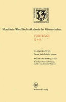 Nordrhein-Westfälische Akademie der Wissenschaften: Natur-, Ingenieur- und Wirtschaftswissenschaften Vorträge · N 443