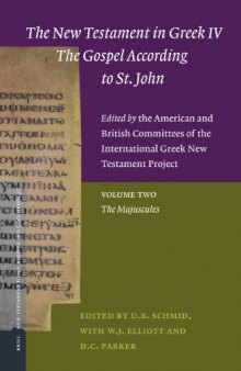 The New Testament in Greek IV (New Testament Tools and Studies)