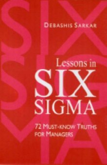 Lessons in Six Sigma (Response Books)