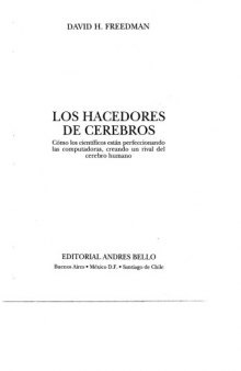 Los Hacedores de Cerebros (Spanish Edition)