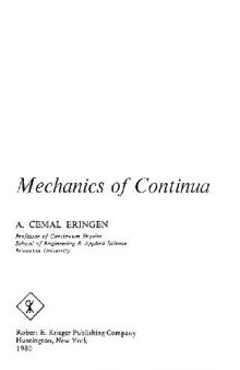 Mechanics of continua