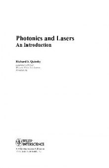 Photonics and lasers: an introduction